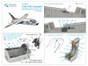 Quinta Studio QD48650 F-8E Crusader 3D-Printed & coloured Interior on decal paper (Hasegawa/Hobby 2000) 1/48